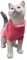 Doublehero Haustier Kleidung Herbst Winter Strickpullover Kostüm Jacke Mantel Rollkragen Warm Hundebekleidung Katze Kleiner Hunde Pulli Hemden Shirts Niedlich Haustierkleidung (M, Rosa)
