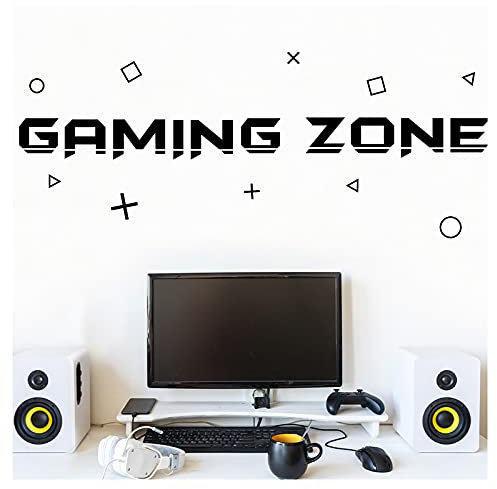 Little Deco Wandtattoo Kinderzimmer Gaming Zone for The Players I 55 x 20 cm (BxH) I Wandaufkleber Jugendzimmer Sticker Junge Flur Wandsticker Kinder Aufkleber W5599