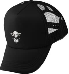 Yoda DJ YODA Jedi Ritter The Empire Turntables Music Rave House Trance Techno Geek - Mütze Baseball Cap Basecap Zoro One Unisex Kappe Snapback Lysop Piece