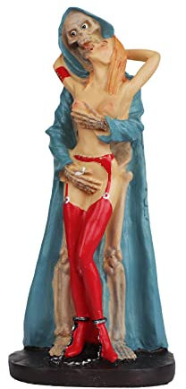 Figur Sex Schädel Deko Nackt Frau Skulptur Erotisch Liebespaar Tischdeko Erotik Liebesretter Schädeldekoration Sexy Totenschädel Dekofigur Modern Kunst Akt Sammlerfigur Geschenk Halloween Geburtstag