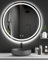 Dripex Miroir Rond Salle de Bain avec Eclairage 70cm, Miroir Mural avec Anti-buée, 3 Couleurs Lumière, Dimmable, Fonction Mémoire, HD Verre Trempé, Capteur Tactile, IP44