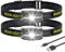 Smiling Shark LED Stirnlampe 2 Pack, Mini Kopflampe mit Weißlicht & Rotlicht Wasserdicht Leichtgewichts für Erwachsene Kinder Outdoor Laufen Joggen Angeln Camping, LED-Headlamp-Mini-Camping