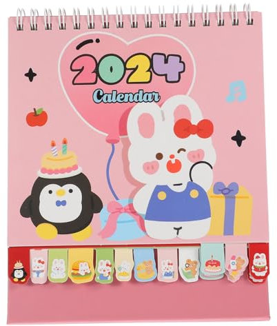 Lurrose 2024 365 Tischkalender Lustige Countdown-kalender Drahtgebundener Kalender Tischkalender Zum Abreißen Mondkalender Für Das Neue Jahr To-do-listenplaner Niedlich Büro Papier China