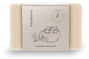 Naturseife I Bio Seife I Feste Duschseife Männer I Natural Soap I Sanfte Pflege aus kontrolliert biologischen Pflanzenölen I Für Haare, Körper, Gesicht und Hände by Floria Natural