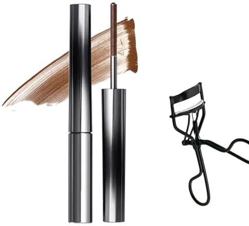 Judy Doll Mascara, Judy Doll Iron Strong Mascara, 3D Curling Eyelash Judy Doll Curling Iron Mascara, Non-Clumping (Color : Brown)