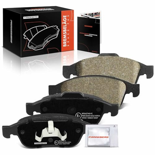 Frankberg Brake Kit Brake Disc Pad Front Compatible with Duster HM 1.0L-1.6L 2017-2021 Duster HS 1.2L-1.6L 2010-2018 Duster Box 1.2L-1.6L 2011-2021 Replace# 410300379R