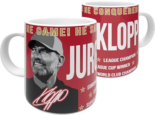 Liverpool Klopp Tasse He Came! He Saw! He Conquered! 325 ml