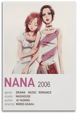 Szzmyo Anime-Poster, Motiv: Nana, dekoratives Gemälde, modernes ästhetisches Leinwandposter, Schlafzimmer, Kunst, Wohnzimmer, Dekoration, Poster, 30 x 45 cm, ungerahmter Stil