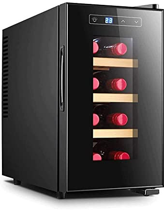 Cantinetta per Vino da 23 Litri, cantinetta per Vino termoelettrica da 8 Bottiglie, 0,65 cu. ft. Cantina per Vini Indipendente per Piccola Cucina, Appartamento, condominio, Cottage, Camper