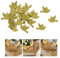 Oblique Unique® Holz Tauben Konfetti Tischdeko für Taufe Kommunion Konfirmation Hochzeit Firmung Junge Mädchen Streudeko Verzierung (Gold)