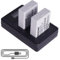 2X LP-E8 pour Batteries Canon EOS Rebel T2i T3i T4i T5i EOS 550D 600D 650D 700D Kiss X4 X5 X6 X7 LC-E8E