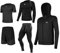 Danfiki Activewear für Herren Sportbekleidung Tracksuit Schwitzanzug Fitness Kleidung Gym