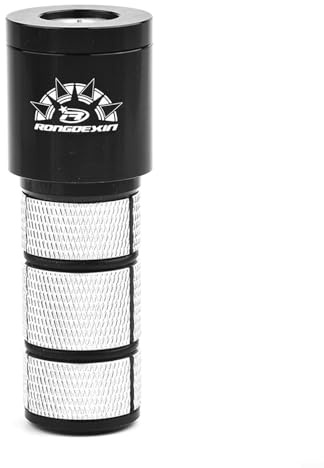 Bicycle Fork Stem Extender Lightweight Aluminum Bike Stem Riser Handlebar Riser Extension Adapter for Mountain Road Bikes Folding Bikes, Increases Height By 3cm