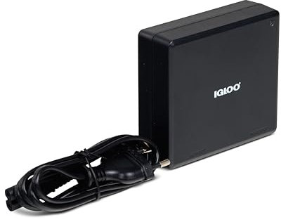 IGLOO IP S60 Wechselrichter, Spannungswandler 230V auf 12V, Adapter Zigarettenanzünder zur Steckdose, 60 W, passend für thermoelektrische DC-Kühlboxen