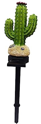 POPETPOP Forma Cactus Decorativa per Esterni e Cortile con LED