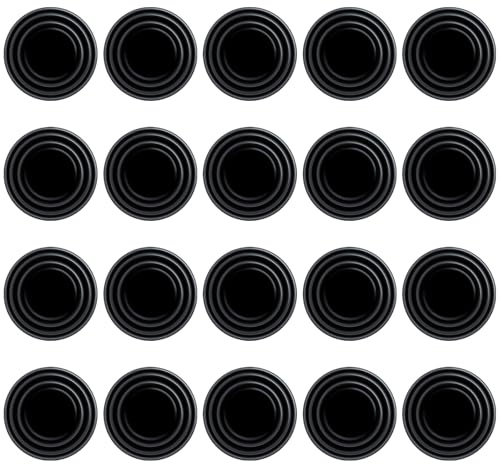 VBSYUYQ 20 Pcs Car Door Buffer Pads PVC Anti-Collision Stickers | 20 pack self-adhesive PVC car door buffer pads, for light anti-collision paint protection auto exterior care accessory