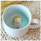Hotmiss Igel-Keramiktasse, verstecktes 3D-Tier im Inneren, niedliche Cartoon-Handarbeit, Feiertags- und Geburtstagsgeschenk für Kaffee-, Milchtee-Liebhaber, 340 ml (Igel)