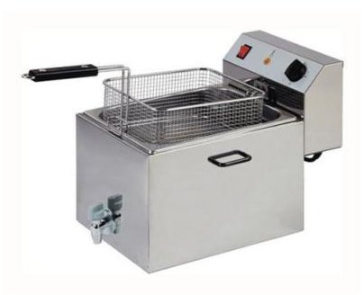 Freidora Eléctrica banco profesional 8 litros cm 27x49x36 RS1028