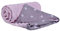 Medi Partners Babydecke Baby Decke Neugeborenen - Kuscheldecke Geschenk Babydecken 75x100cm für Kleinkinder Mädchen Krabbeldecke Kinderbett Kinderwagen 100% Baumwolle (weiße Sterne mit rosa Minky)