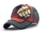 CHENNUO Vintage Basecap Distressed Cap Herren Baumwolle Baseballkappe Outdoor Sport Kappe (Rot)