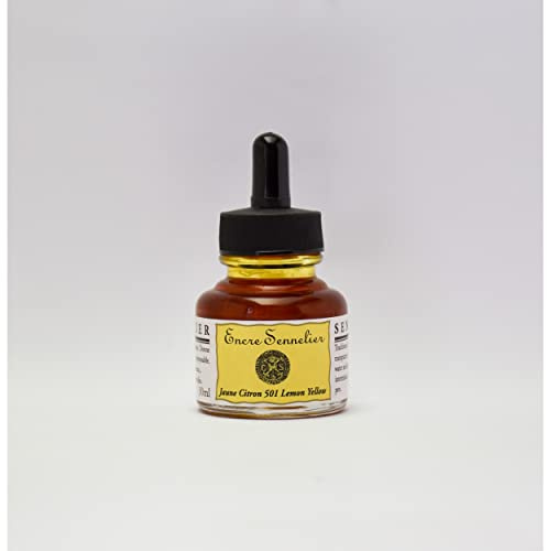 SENNELIER ENCRE 30ML JAUNE CITRON