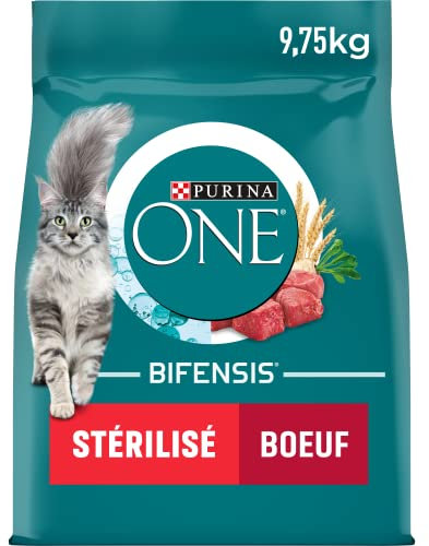 Purina One Bifensis Sterilcat Crocchette Gatto Sterilizzato Ricco in Manzo e Frumento 9,75 kg