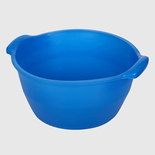 La Briantina Vaceta de plástico Redondo, Color Azul, Capacidad 14,5 litros