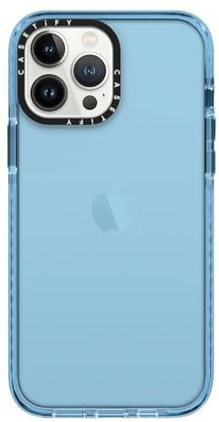 CASETiFY Impact iPhone 13 Pro Max Case [4X Military Grade Drop Tested / 8.2ft Drop Protection] - Sierra Blue