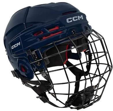 CCM Tacks 70 Helm Combo Senior, Größe:M, Farbe:Navy
