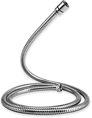 EMKE Edelstahl Duschschlauch 1,75M lang, Premium Duschschlauch aus Edelstahl Flexibler Brauseschlauch, Brauseschlauch mit doppeltem Verdrehschutz KTW-Zertifizierung