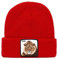 Goorin Bros. The Farm Unisex-Beanie mit Umschlag aus Acryl, Jungle Jangle (Rot), Einheitsgröße