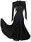 LIUHUO Garn Beauty Back Modernes Tanzkleid Performance Kleid Wettkampfkleid