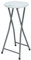 7H SEVEN HOUSE Sgabello pieghevole alto bianco 30 x 76 cm 7house