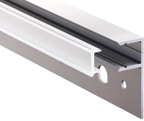 Alupona Mola LED Fliesenprofil I 4 x 2 m I Langlebige Aluminium Fliesen-Abschlussleiste für LED Streifen bis 1cm Breite I LED Trockenbauprofil in weiß I Fliesenschiene + Acryl Abdeckung opal