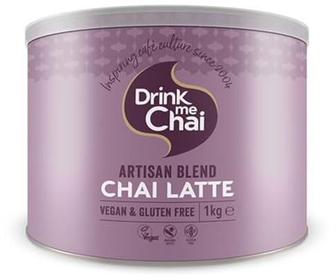 Snowflakeheaven Chai Artisan Blend Chai Latte 1kg. Just Add Milk, Vegan & Gluten Free Chai Latte Powder (50 Servings Total)