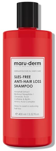 Maru.Derm Shampoo für dünner werdendes Haar – Ohne SLES, mit 3% Procapil – Stärkend & revitalisierend, 400 ML