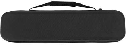 Estuche de Transporte para Plancha de Pelo, Organizador Rígido con Bolsillo Interior de Malla, para Plancha Airstrait, Nailon EVA, Negro