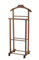 MA MAISON Doppio Indossatore da Camera in Legno di Faggio, Colore Noce: 43x33xH105 cm, Perfetto per Ordinare e Tenere in Perfetto Stato i Tuoi Abiti - Elegante e Funzionale Per Tutti gli Ambienti