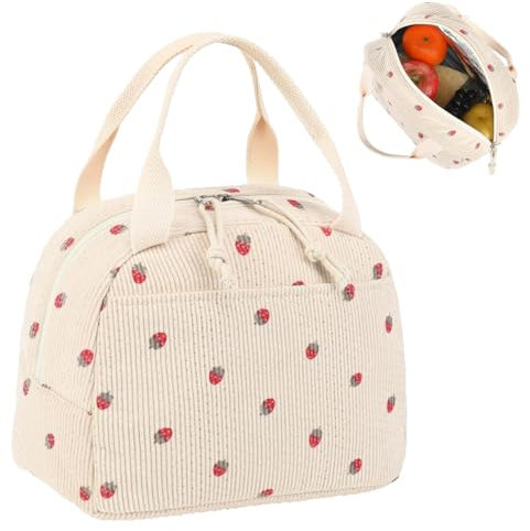 Orixo Borsa per il pranzo da 9 l, con fodera in pellicola, per il pranzo, borsa termica per cibo, borsa frigo, borsa termica portatile, isolata, per ufficio, scuola, picnic