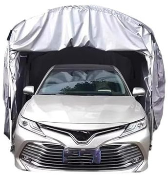 JKELPV Tettoie per Auto 5,5 Metri Carport Semi-Automatico Completamente Automatico Mobile Pieghevole Garage telescopico Protezione Solare Tenda da Sole Box Auto da Esterno