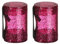 2 Pcs Rhythm Ring Shaker, Finger Sand Hammer for Ukulele Guitar (Red)