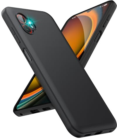 SineOrdo Handyhülle für Samsung Galaxy Xcover 7 Pro Hülle, Schutzhülle Samsung Galaxy Xcover7 Pro Ultra Dünn Hüllen Silikon TPU Sturzfest Weiches Case Matte - Schwarz