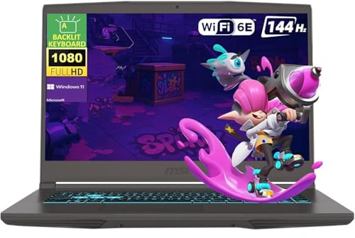 msi Sottile 15,6 pollici FHD Gaming Laptop, AMD Ryzen 5 7535HS, NVIDIA GeForce RTX 4060, 64GB RAM 2TB PCIe SSD, 256gb 9H Docking Station, Wi-Fi 6E, Bluetooth 5.3, Tastiera retroilluminata, Windows 11