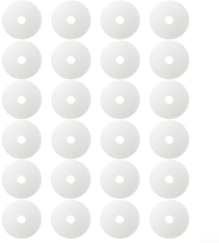 24 adesivi per valvole Presta, in PVC trasparente, per ruote di bici da strada e mountain bike, diametro 30 mm, design