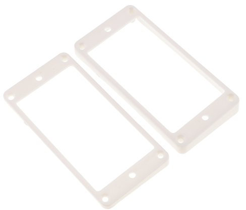 MagiDeal 91,2 x 45 mm Dual Humbucker Pickup Rahmen Cover fürr LP Les Paul E-Gitarre - Weiß