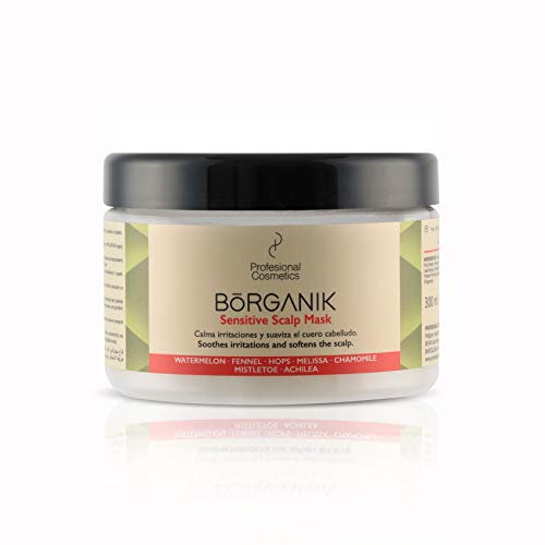Profesional Cosmetics Borganik Sensitive Scalp. Mascarilla calmante para el pelo - 300 ml.