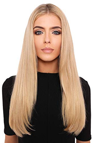 Lullabellz Thick Straight Clip In Hair Extensions 18-Inch Mixed Auburn