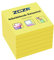 ZCZN Haftnotiz Sticky Notes Selbstklebende Haftnotizzettel Notizzettel Klebezettel 6 Blöcke, 80 Blatt, 76 x 76 mm, gelb