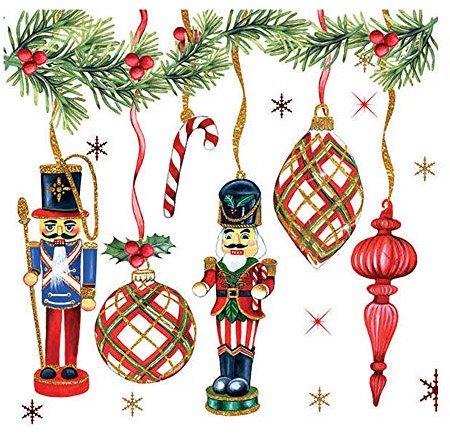 Ambiente 20 Serviettes Casse-Noisette NOËL 33X33CM Rouge