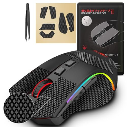 Hotline Games [ Grip Upgrade 2.0 Plus Anti Slip Grip Tape Compatible With REDRAGON M602 Gaming Mouse Skins, Cut to Fit, Easy to Apply